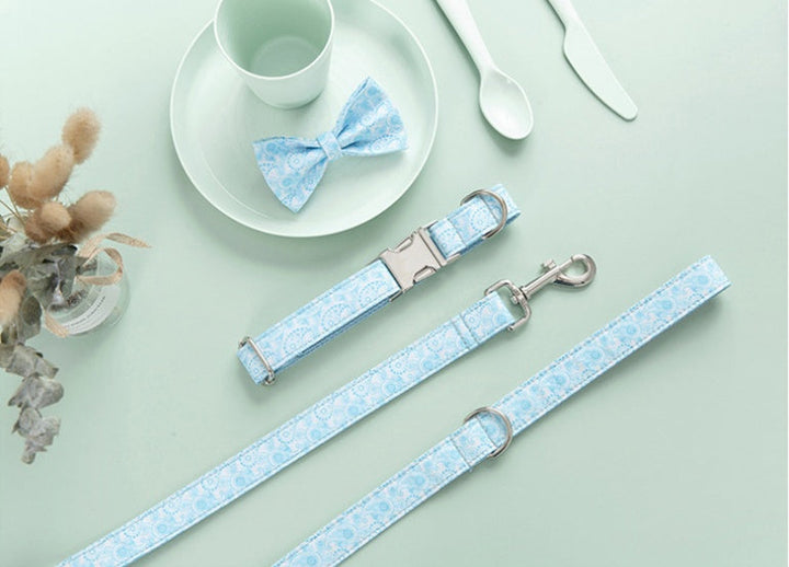 Elevate Your Pet's Style with Our Paisley Pet Collar Leash Set