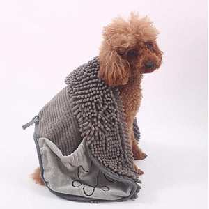 Why Your Pet Deserves the Best: Discover the Chenille Pet Dog Bath Towel