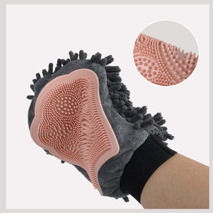Transform Your Pet's Grooming Experience with the 2-in-1 Grooming Glove