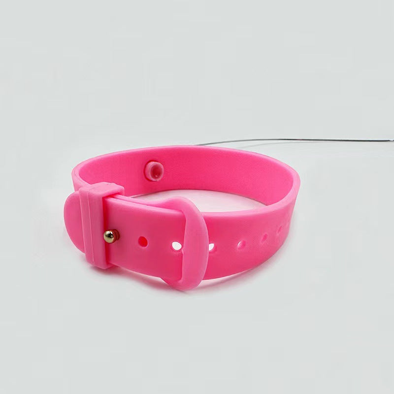 Cat Teasing Wand Adjustable Feather Collar Toys