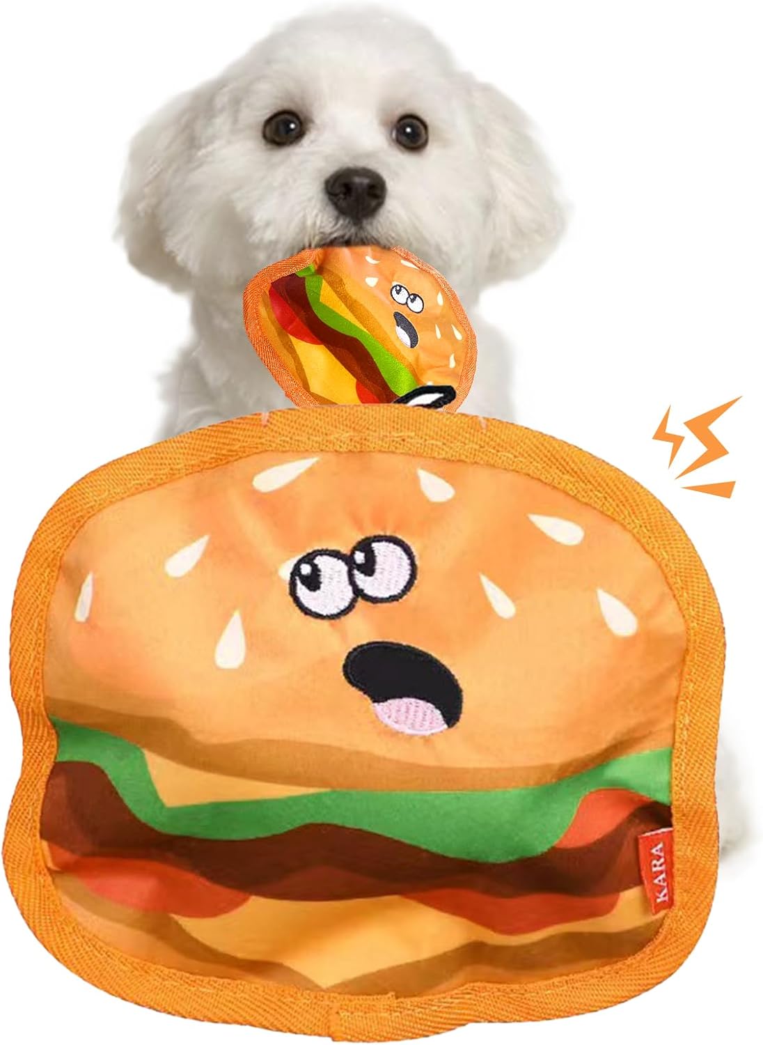 Crinkle Squeaky Dog Toy