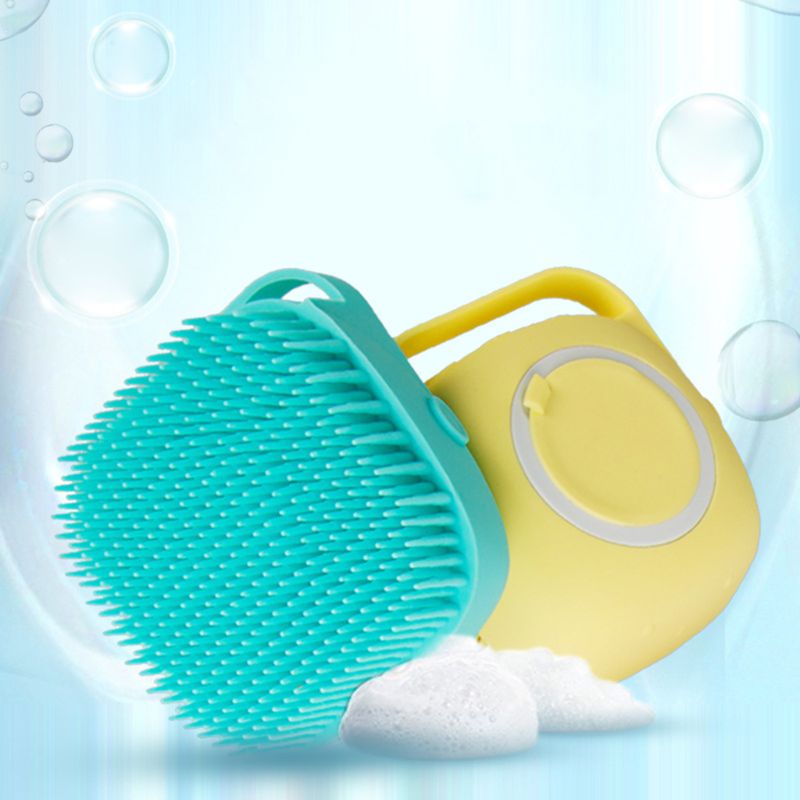 Soft Silicone Bristles Pet Washing Brush