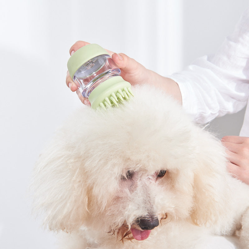 Pet Bath Silicone Massage Comb Brush