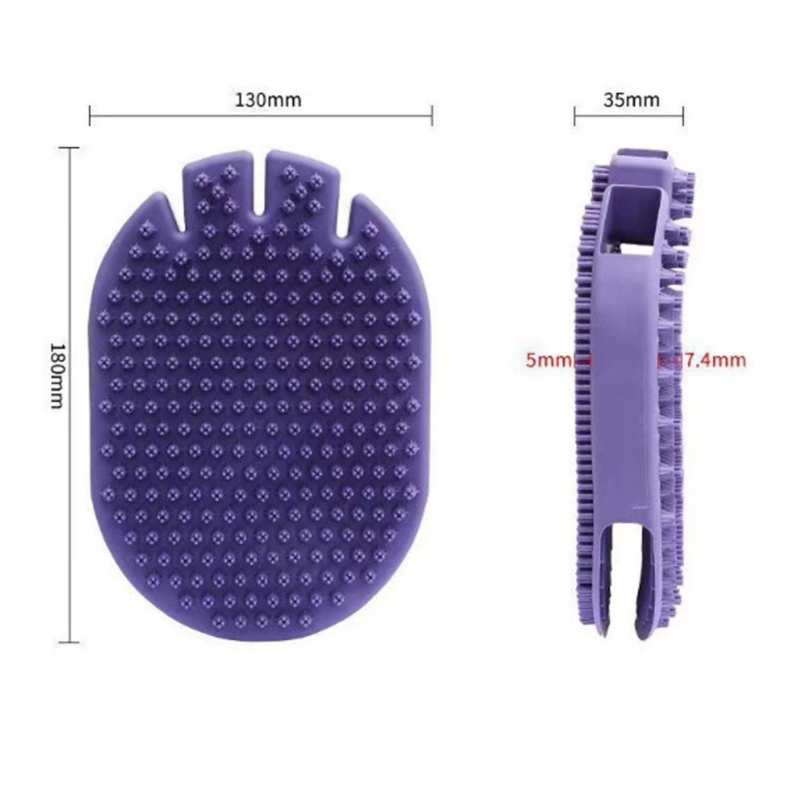 Massaging 1pcs Pet Shampoo Brush