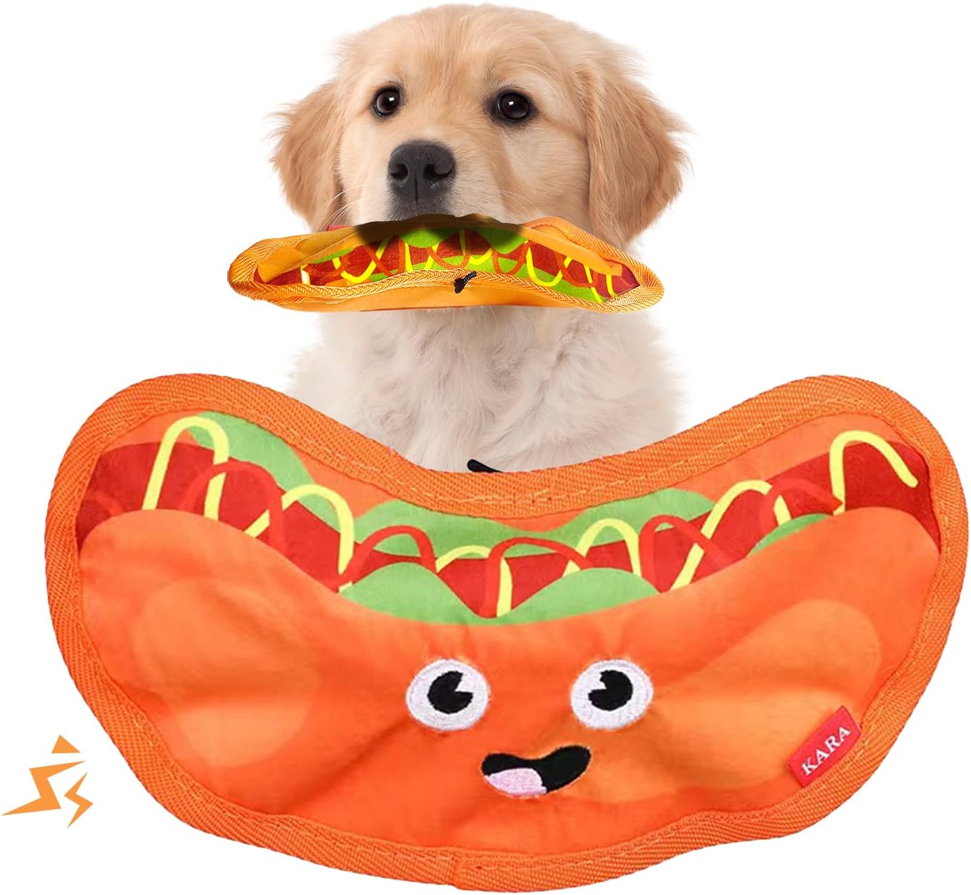 Crinkle Squeaky Dog Toy