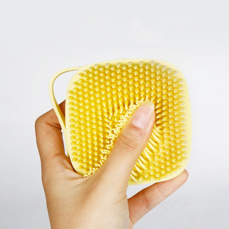 Soft Silicone Bristles Pet Washing Brush
