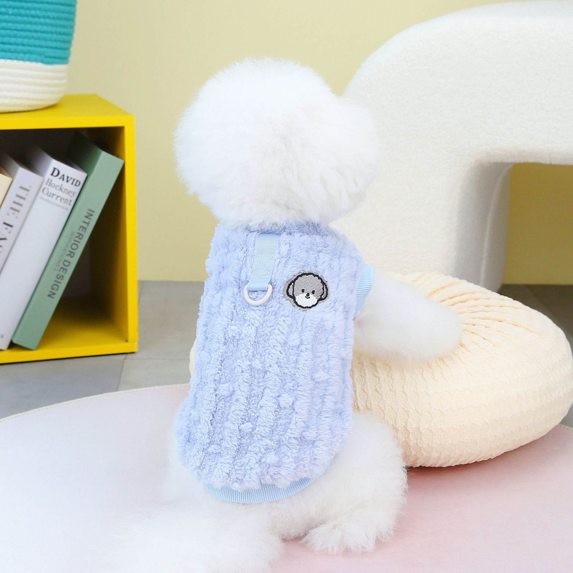 Winter Pet Clothes Two Legs Fluffy Jacket