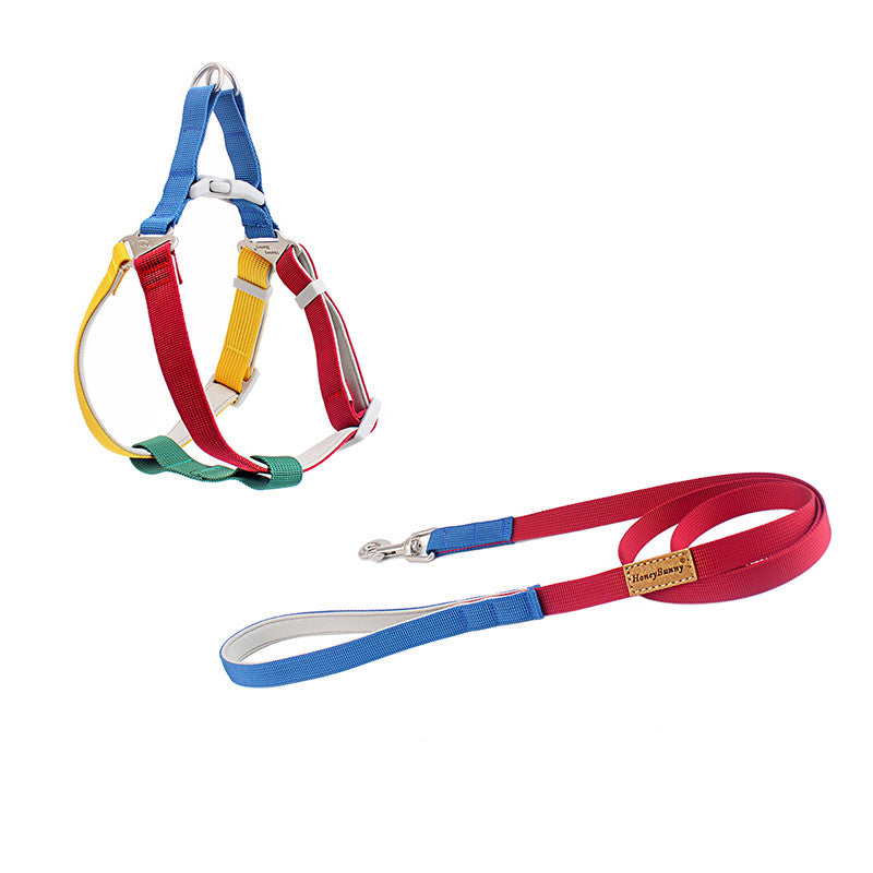 Colorful Outdoor Hand Holding Leash Pet Supplies