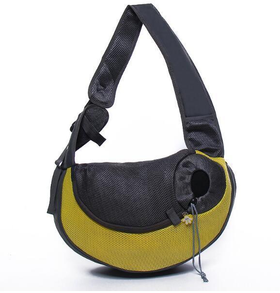 1pc Outdoor Travel Mesh Puppy Carrier