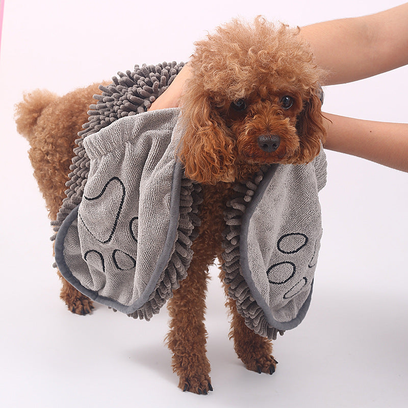 Pet Scrubbing Bath Towel