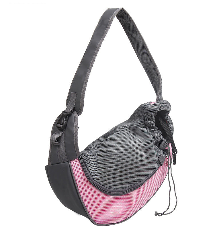 1pc Outdoor Travel Mesh Puppy Carrier