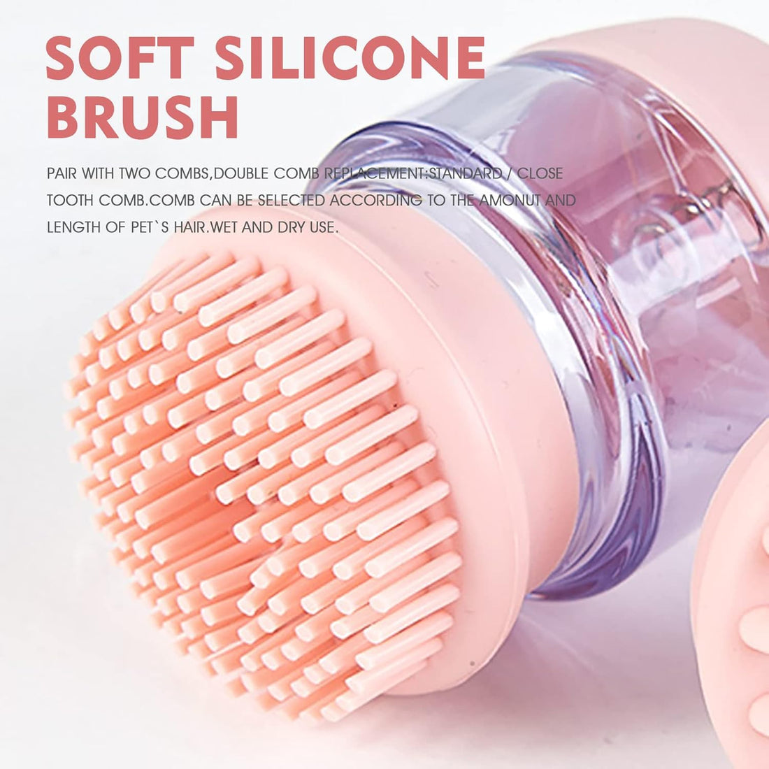Pet Bath Silicone Brush