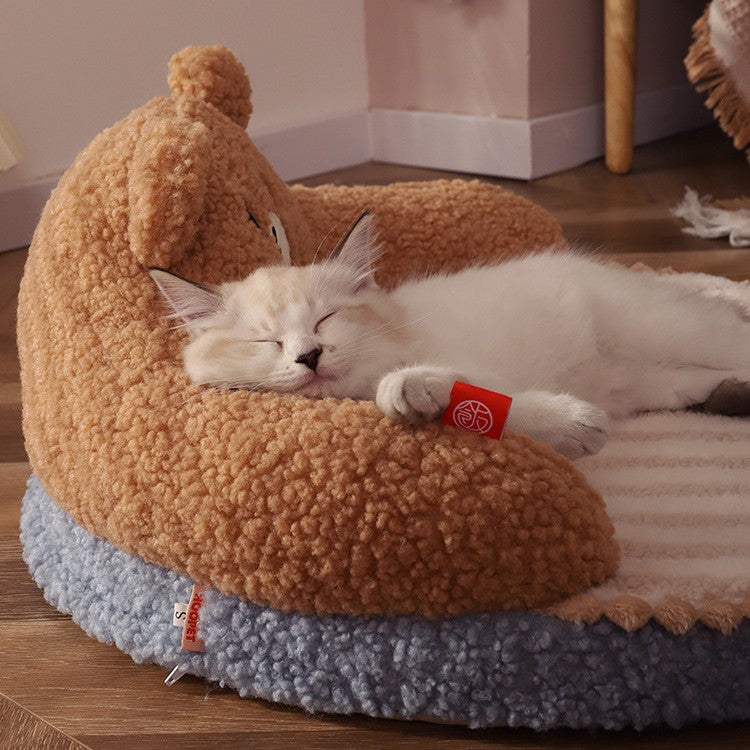 Winter Pet Sleeping Bed