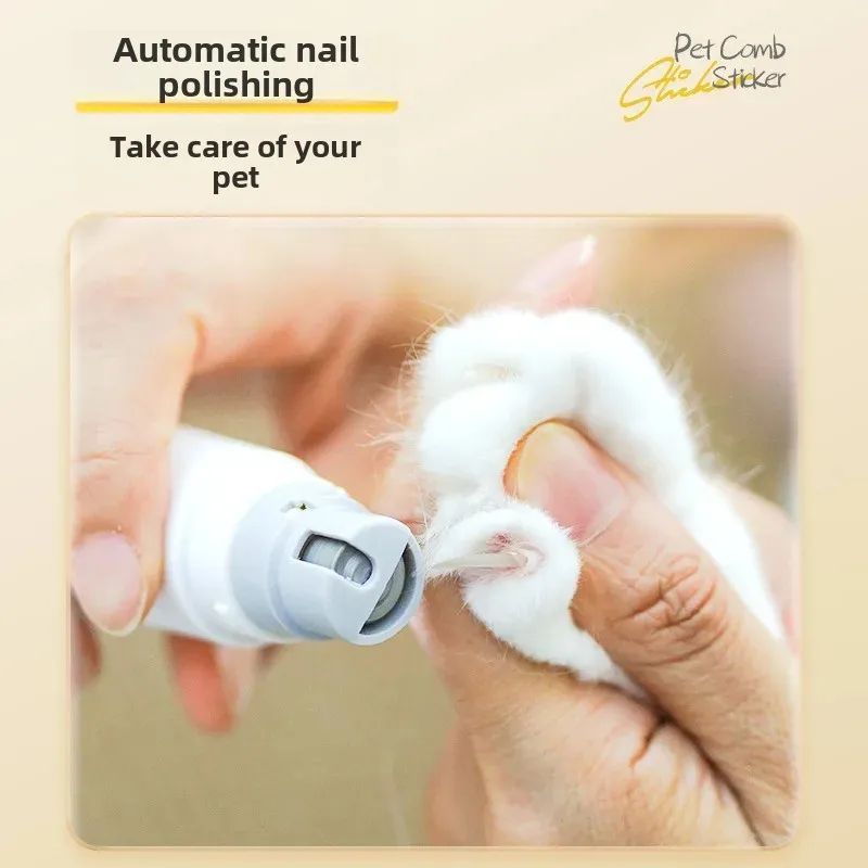 Rechargeable Two-In-One Pet Nail Trimmer & Comb