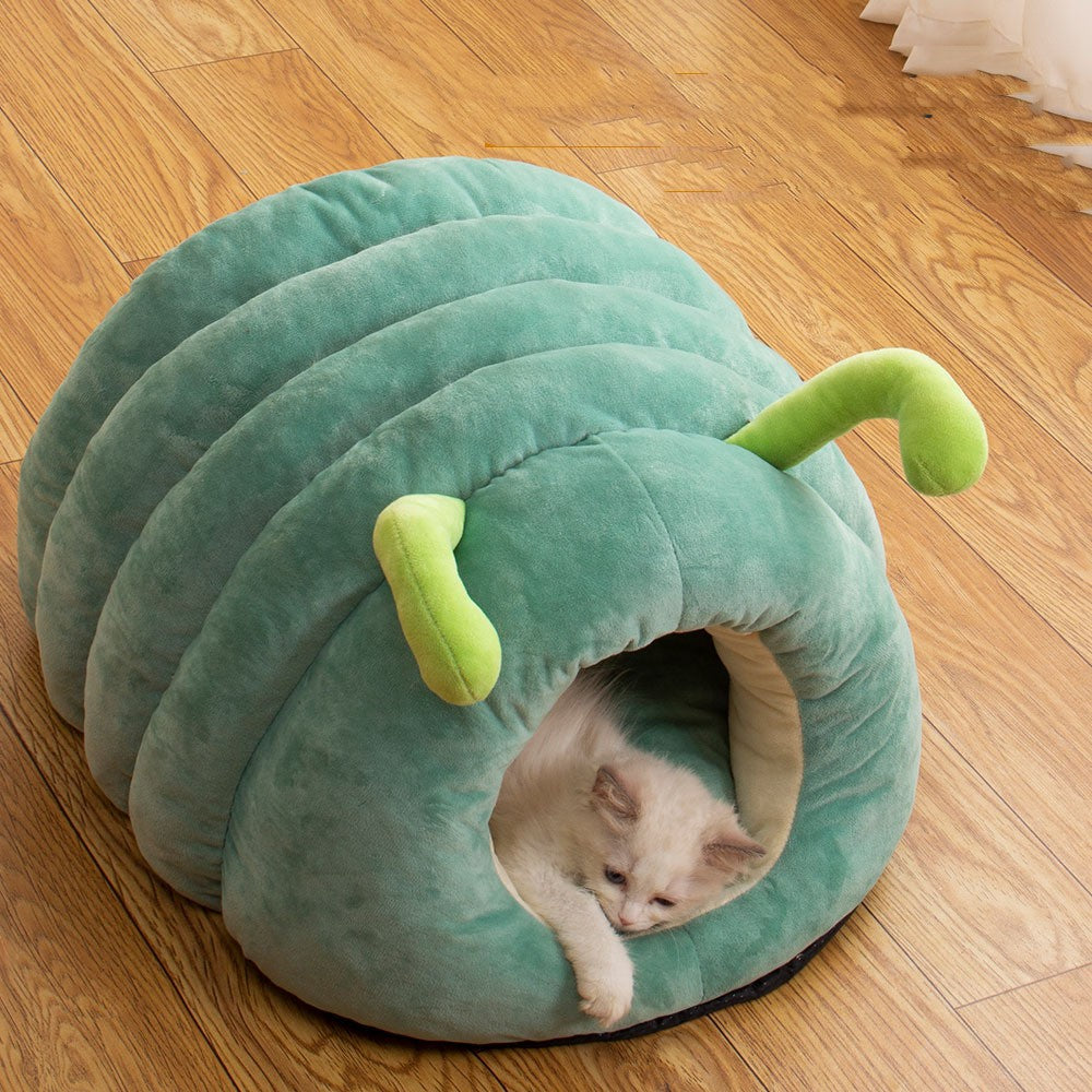 Plush Pet Winter Warm Bed