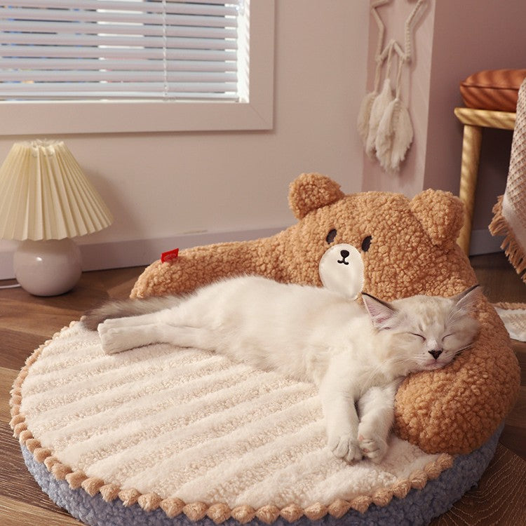 Winter Pet Sleeping Bed