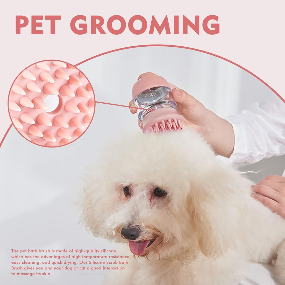Pet Bath Silicone Brush