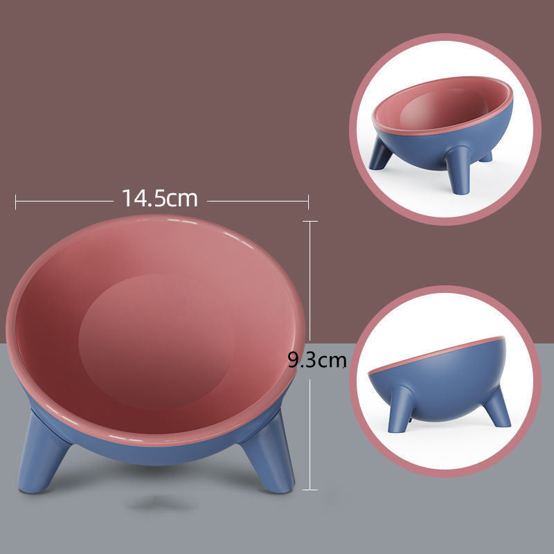 Cat Dog Bowl With Stand Pet Feeding