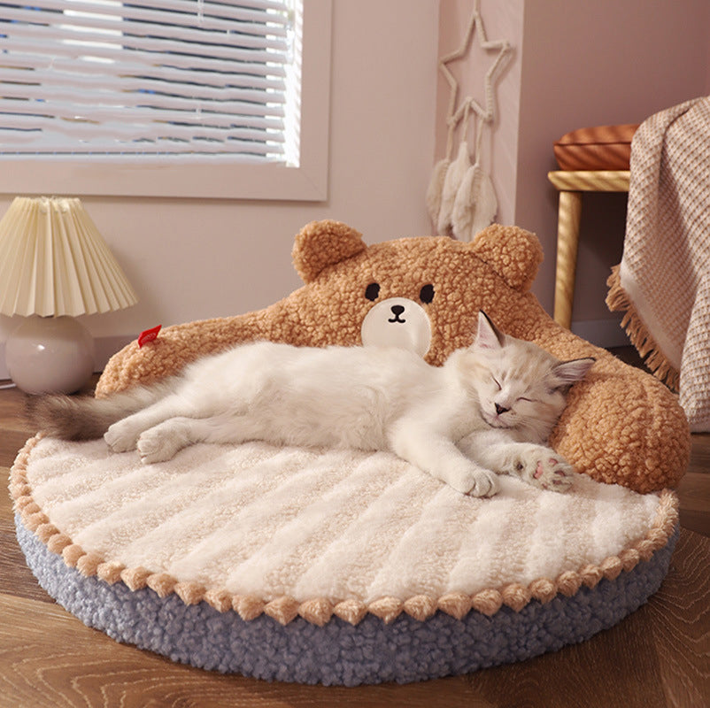Winter Pet Sleeping Bed