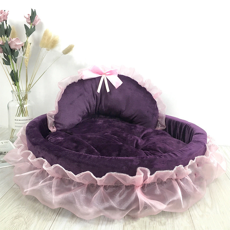 Pet Princess Dog Nest Fantasy Bed