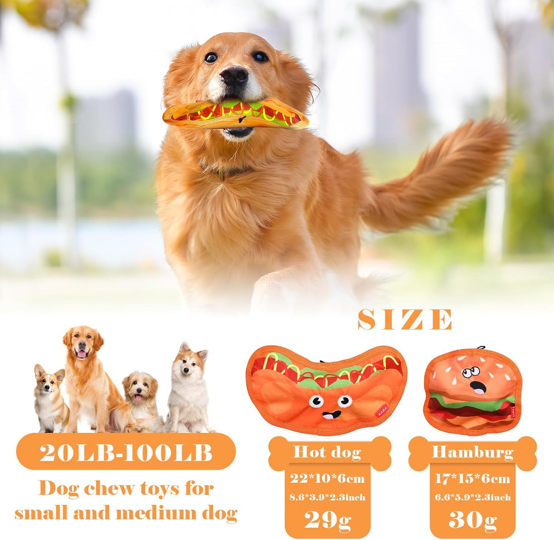Crinkle Squeaky Dog Toy