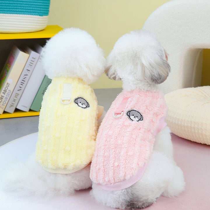 Winter Pet Clothes Two Legs Fluffy Jacket