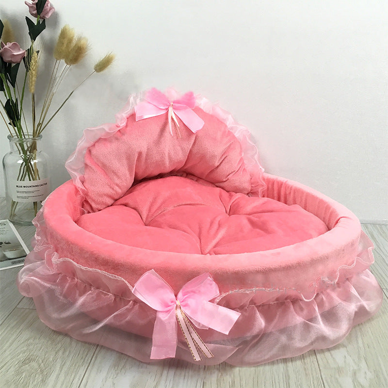 Pet Princess Dog Nest Fantasy Bed