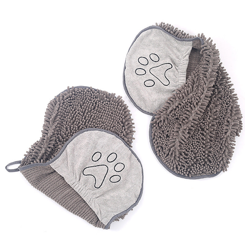 Pet Scrubbing Bath Towel