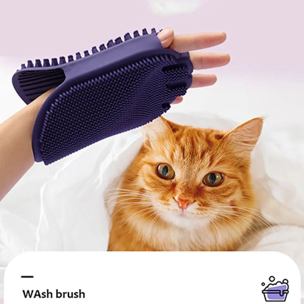 Massaging 1pcs Pet Shampoo Brush
