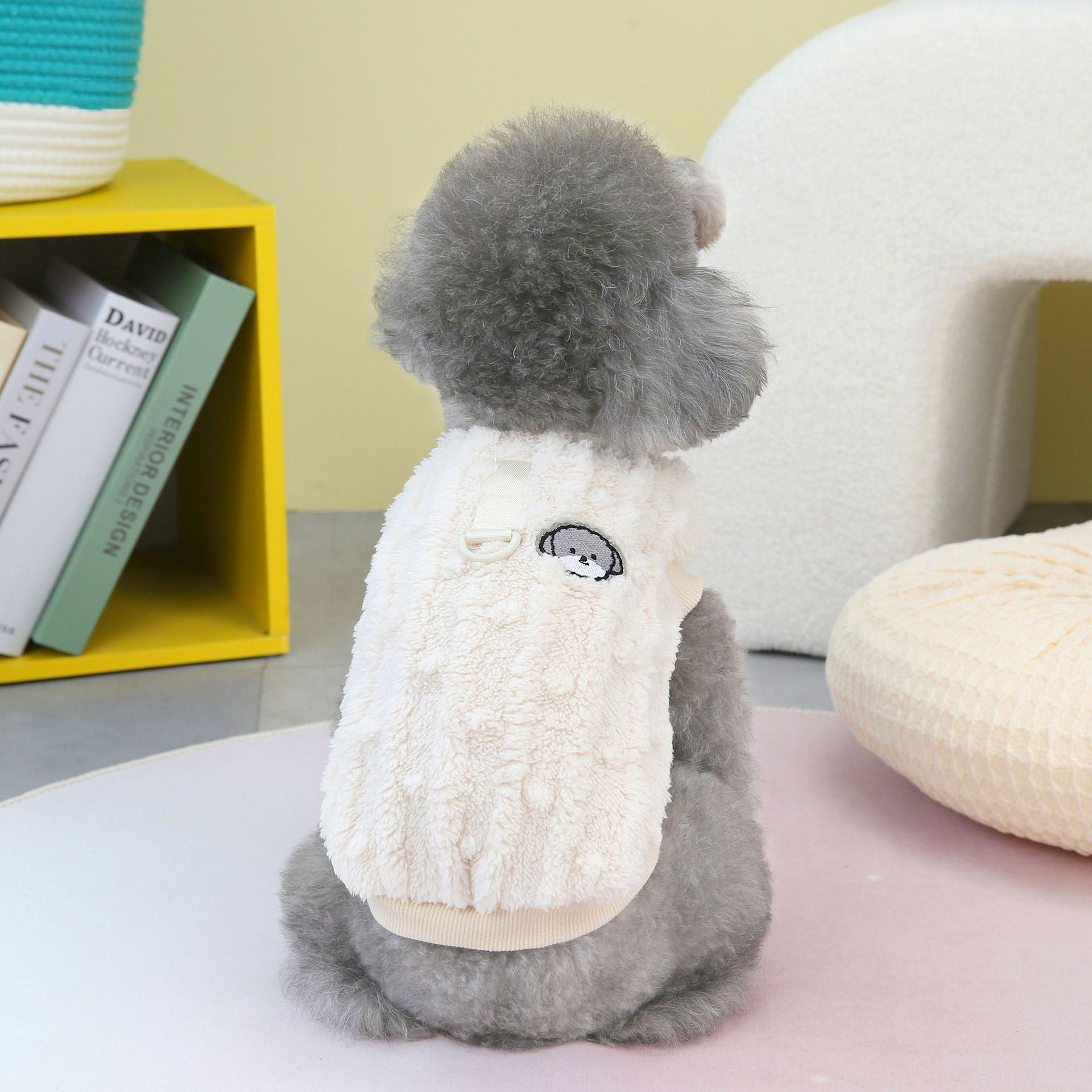 Winter Pet Clothes Two Legs Fluffy Jacket