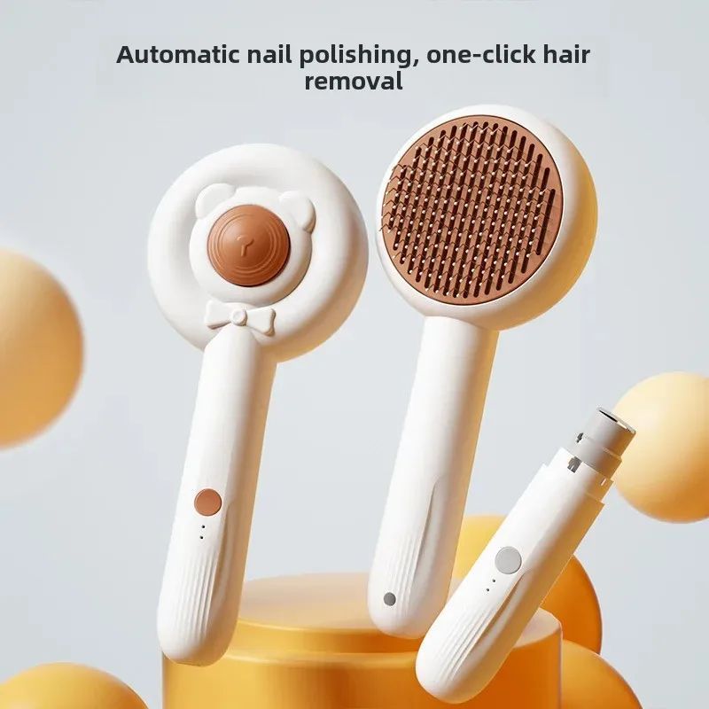 Rechargeable Two-In-One Pet Nail Trimmer & Comb